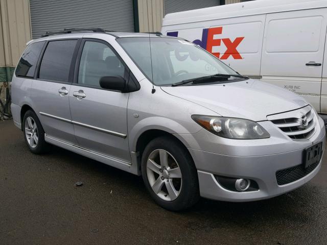 JM3LW28J440530103 - 2004 MAZDA MPV WAGON SILVER photo 1