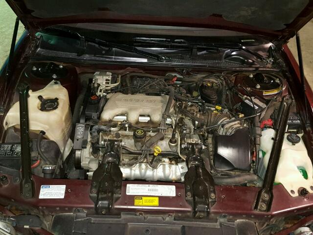 2G1WL52M0W9111041 - 1998 CHEVROLET LUMINA BAS წითელი ფოტო 7