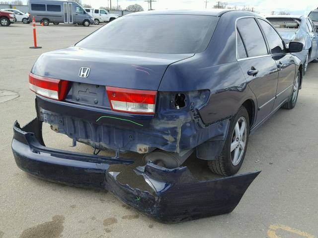 1HGCM56693A079520 - 2003 HONDA ACCORD EX BLUE photo 4