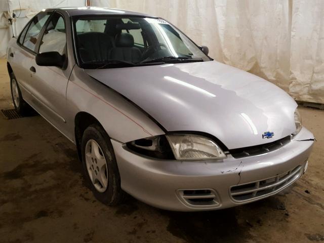 1G1JC524017331140 - 2001 CHEVROLET CAVALIER B SILVER photo 1