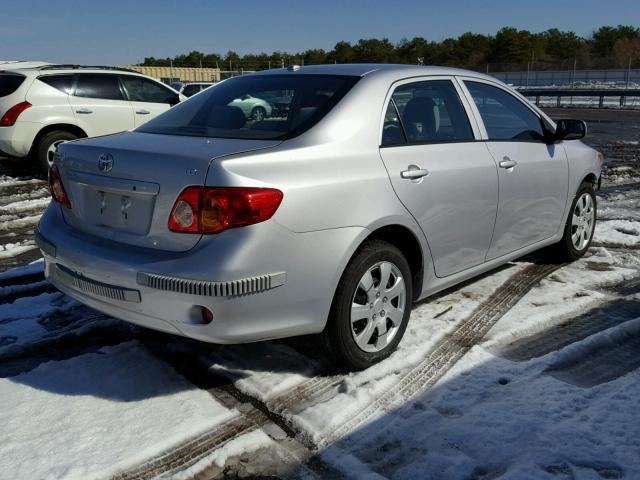 1NXBU4EE8AZ354346 - 2010 TOYOTA COROLLA BA SILVER photo 4