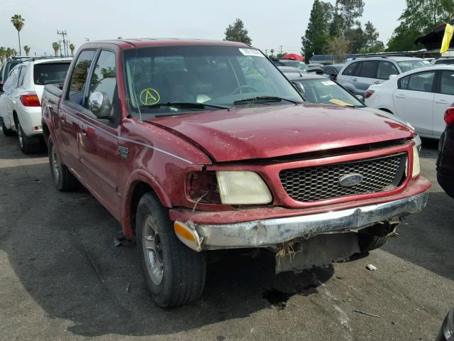 1FTRW07L92KE43065 - 2002 FORD F150 SUPER RED photo 1