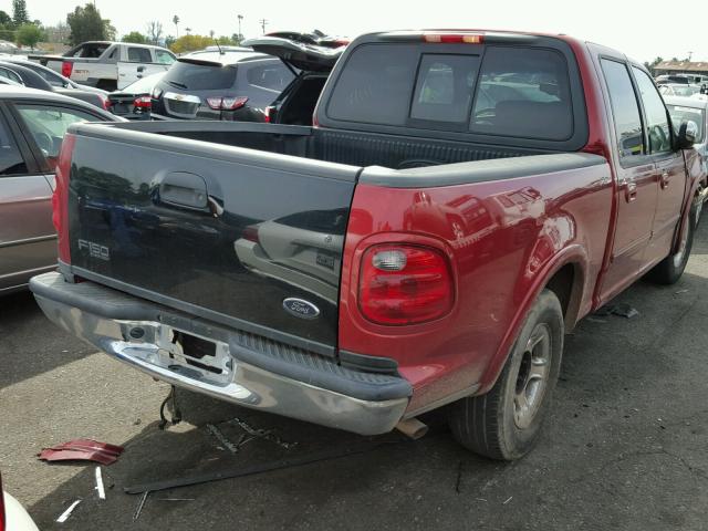 1FTRW07L92KE43065 - 2002 FORD F150 SUPER RED photo 4