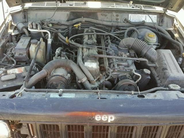 1J4FT68SXWL104541 - 1998 JEEP CHEROKEE S GREEN photo 7