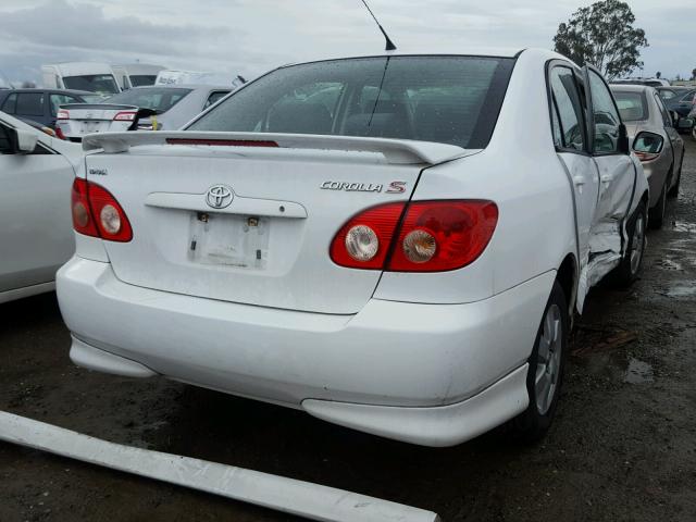 1NXBR32E06Z701451 - 2006 TOYOTA COROLLA CE WHITE photo 4