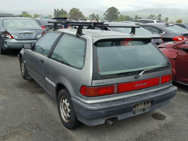 2HGED6357LH566856 - 1990 HONDA CIVIC DX GRAY photo 3