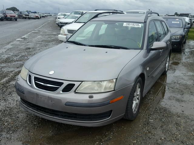 YS3FD59Y661018485 - 2006 SAAB 9-3 BASE GRAY photo 2