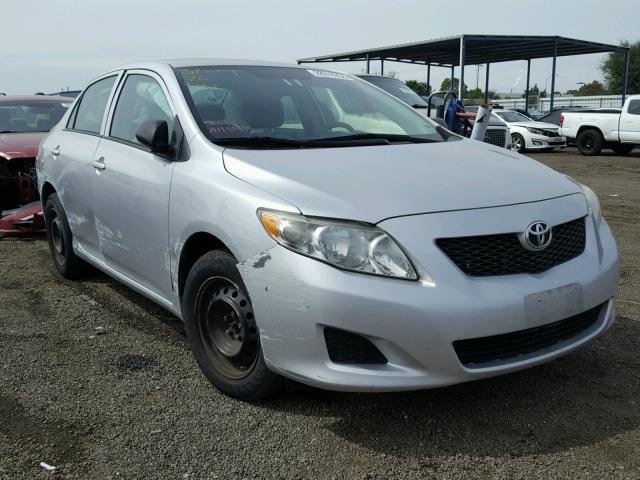 2T1BU4EE8AC529745 - 2010 TOYOTA COROLLA BA SILVER photo 1