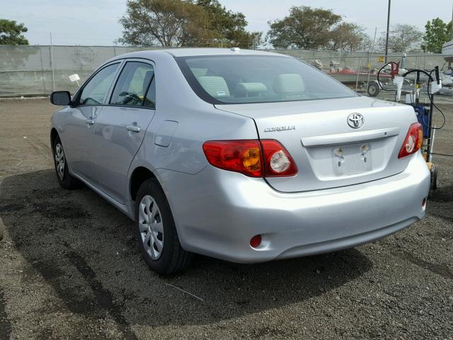 2T1BU4EE8AC529745 - 2010 TOYOTA COROLLA BA SILVER photo 3