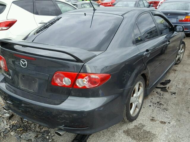 1YVHP84D145N55388 - 2004 MAZDA 6 S GRAY photo 4