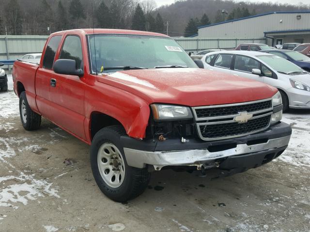 1GCEK19BX6Z215092 - 2006 CHEVROLET SILVERADO RED photo 1