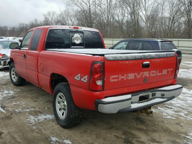 1GCEK19BX6Z215092 - 2006 CHEVROLET SILVERADO RED photo 3