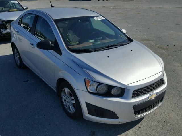 1G1JC5SH1C4188786 - 2012 CHEVROLET SONIC LT SILVER photo 1