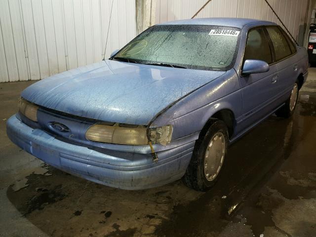 1FALP52U1SG256444 - 1995 FORD TAURUS GL BLUE photo 2