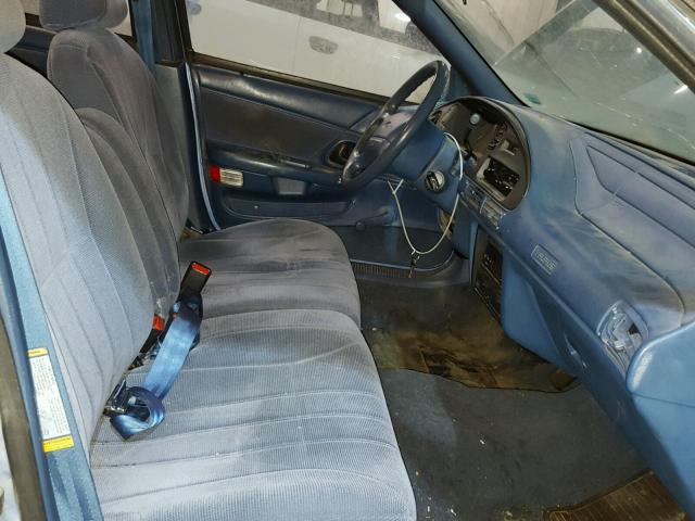 1FALP52U1SG256444 - 1995 FORD TAURUS GL BLUE photo 5