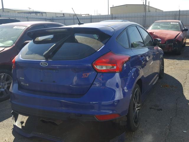 1FADP3L95FL305810 - 2015 FORD FOCUS ST BLUE photo 4