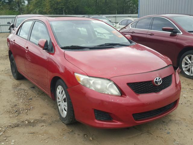 1NXBU40E59Z007429 - 2009 TOYOTA COROLLA BA RED photo 1