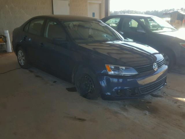 3VW2K7AJ3EM373845 - 2014 VOLKSWAGEN JETTA BASE 蓝色 照片 1