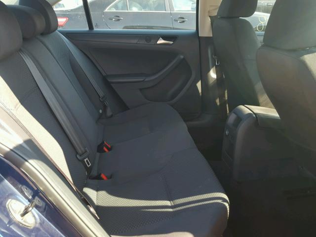 3VW2K7AJ3EM373845 - 2014 VOLKSWAGEN JETTA BASE 蓝色 照片 6