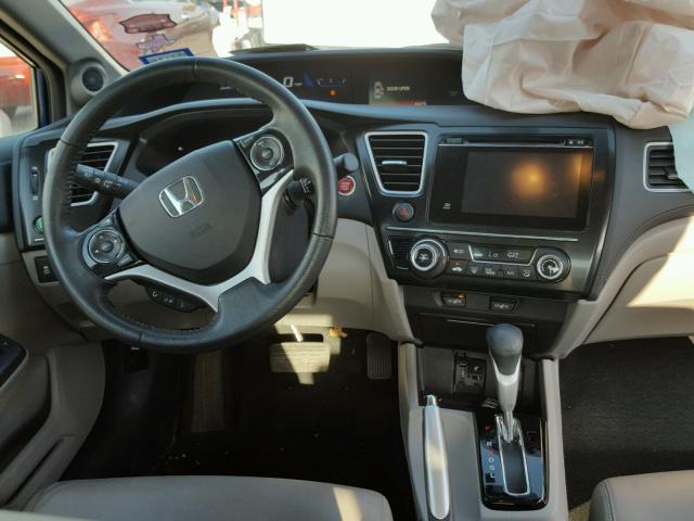 2HGFB2F91FH516394 - 2015 HONDA CIVIC EXL 蓝色 照片 9