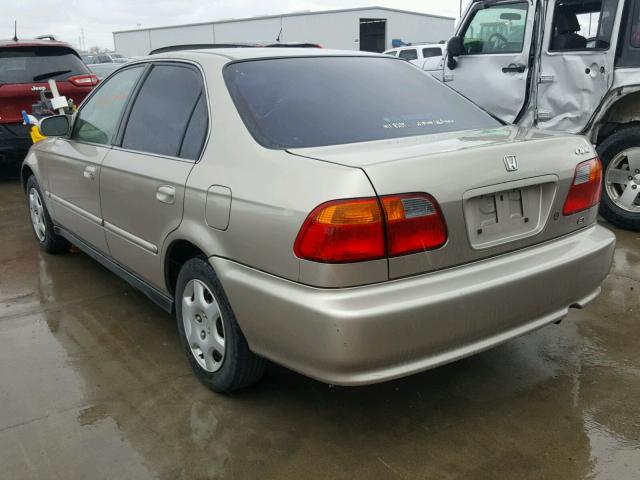 2HGEJ8649YH512697 - 2000 HONDA CIVIC EX BEIGE photo 3