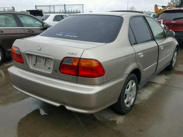 2HGEJ8649YH512697 - 2000 HONDA CIVIC EX ბეჟი ფოტო 4