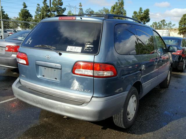 4T3ZF13C13U536831 - 2003 TOYOTA SIENNA LE BLUE photo 4