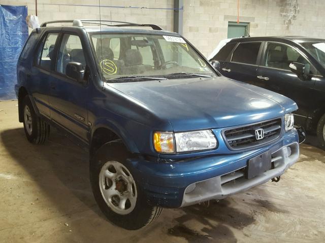 4S6CK58W714401068 - 2001 HONDA PASSPORT E BLUE photo 1