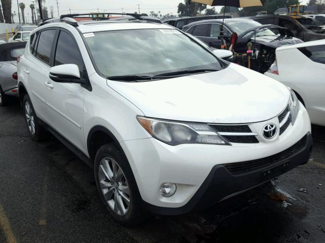 2T3YFREV2EW080639 - 2014 TOYOTA RAV4 LIMIT WHITE photo 1