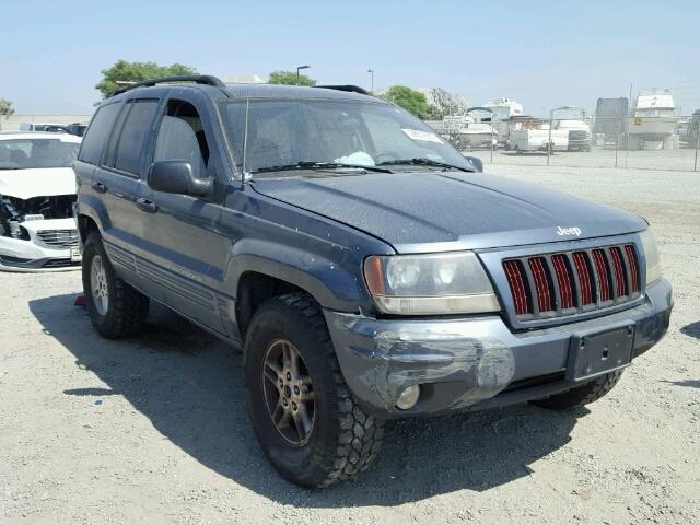 1J4GX48S44C173476 - 2004 JEEP GRAND CHER GREEN photo 1