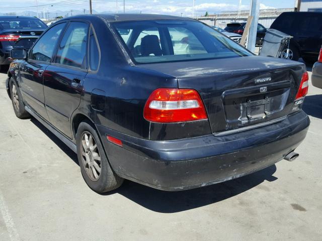 YV1VS27593F957509 - 2003 VOLVO S40 1.9T BLACK photo 3