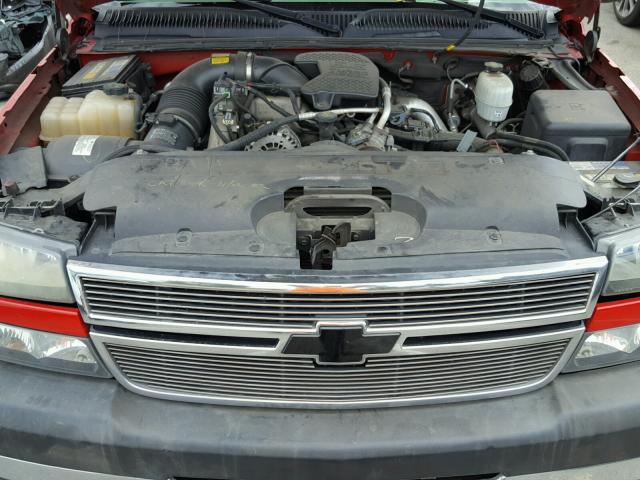 1GCHK23D46F267882 - 2006 CHEVROLET SILVERADO RED photo 7