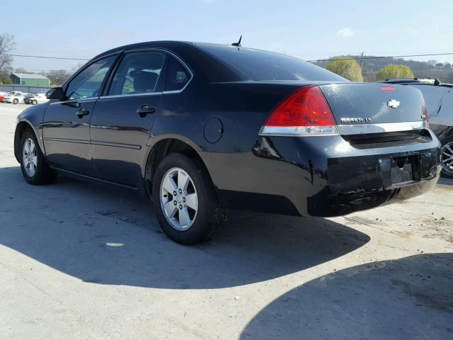 2G1WB58K979386322 - 2007 CHEVROLET IMPALA LS BLACK photo 3