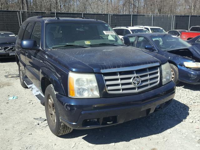 1GYEK63N74R121369 - 2004 CADILLAC ESCALADE L BLUE photo 1