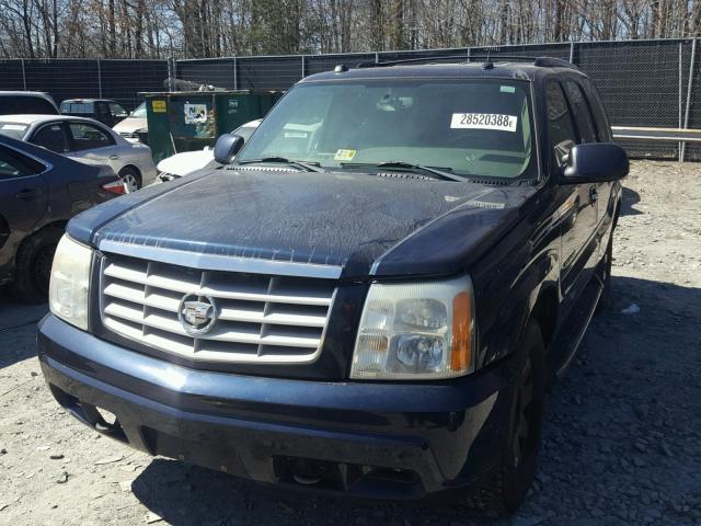 1GYEK63N74R121369 - 2004 CADILLAC ESCALADE L BLUE photo 2