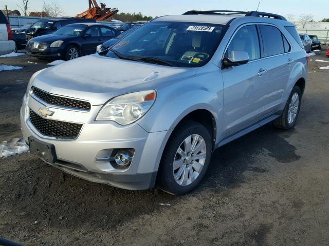 2CNFLNEY9A6309080 - 2010 CHEVROLET EQUINOX LT SILVER photo 2