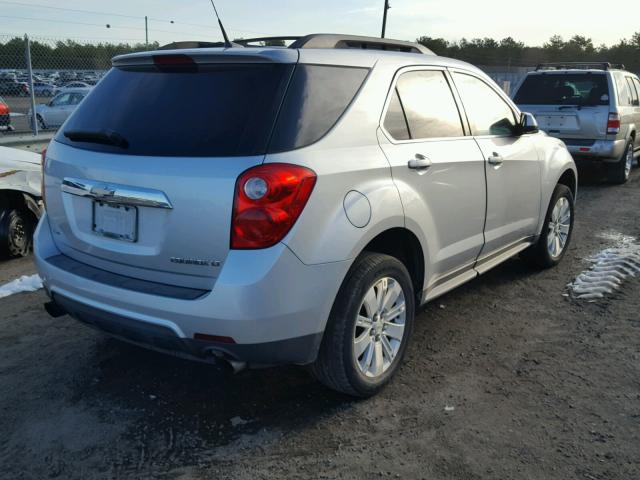 2CNFLNEY9A6309080 - 2010 CHEVROLET EQUINOX LT SILVER photo 4