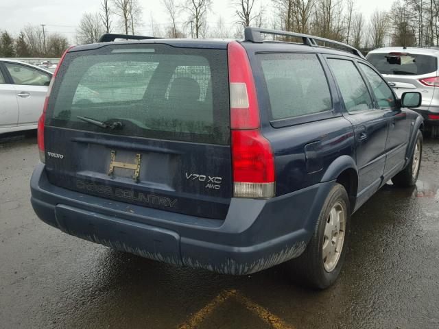 YV1SZ58DX11035752 - 2001 VOLVO V70 XC BLUE photo 4