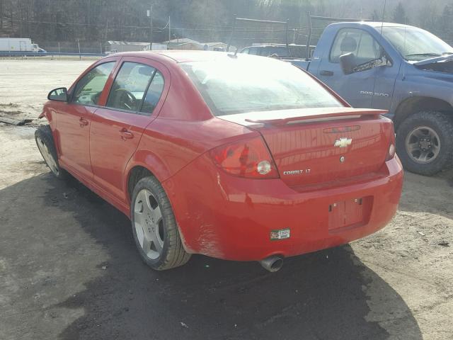 1G1AF5F51A7234572 - 2010 CHEVROLET COBALT 2LT RED photo 3