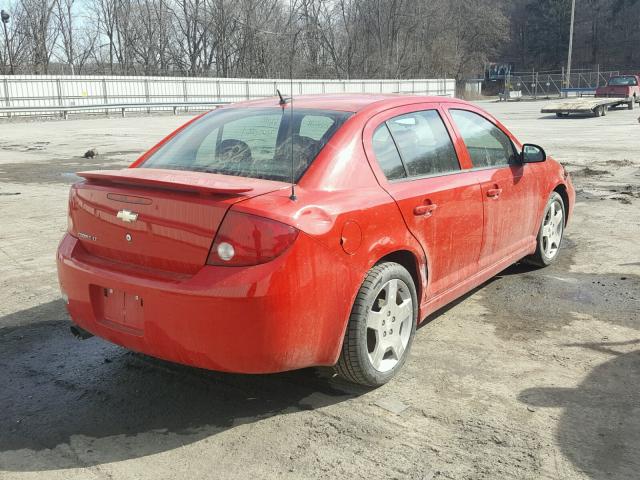 1G1AF5F51A7234572 - 2010 CHEVROLET COBALT 2LT RED photo 4