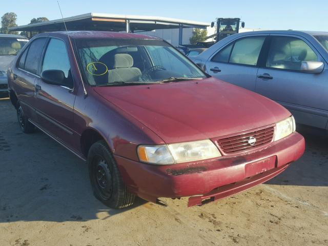 1N4AB41D4VC765215 - 1997 NISSAN SENTRA XE BURGUNDY photo 1