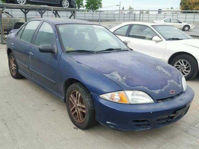 1G1JC524827447378 - 2002 CHEVROLET CAVALIER B BLUE photo 1