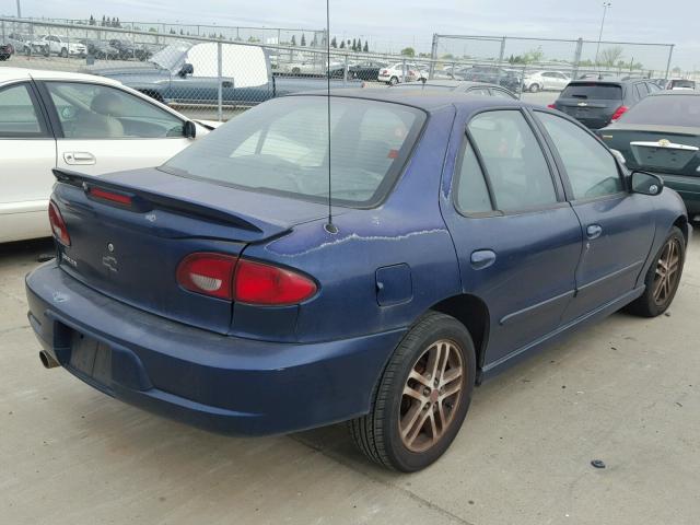 1G1JC524827447378 - 2002 CHEVROLET CAVALIER B BLUE photo 4