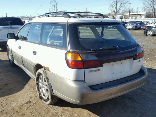 4S3BH675717626742 - 2001 SUBARU LEGACY OUT WHITE photo 4