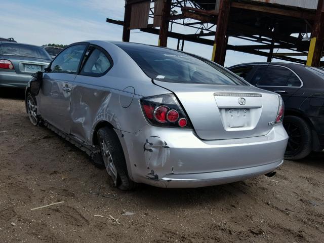 JTKDE167690280168 - 2009 TOYOTA SCION TC SILVER photo 3