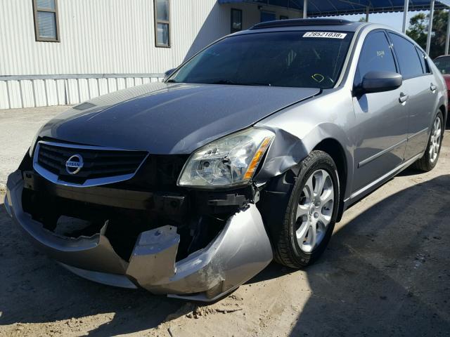 1N4BA41E07C853343 - 2007 NISSAN MAXIMA SE GRAY photo 2