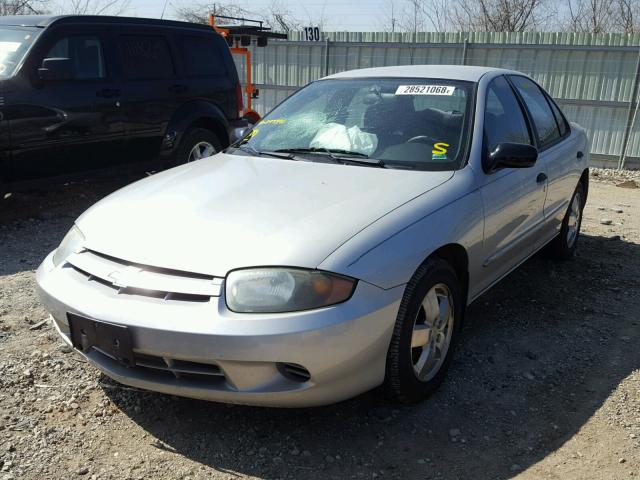 1G1JF52F047297391 - 2004 CHEVROLET CAVALIER L SILVER photo 2