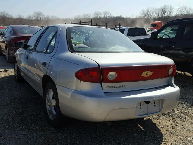 1G1JF52F047297391 - 2004 CHEVROLET CAVALIER L SILVER photo 3