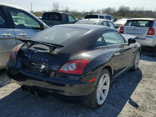 1C3AN69LX5X036819 - 2005 CHRYSLER CROSSFIRE BLACK photo 4