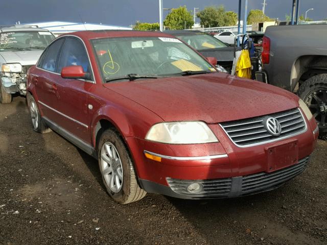 WVWPD63B44E087929 - 2004 VOLKSWAGEN PASSAT GLS BURGUNDY photo 1